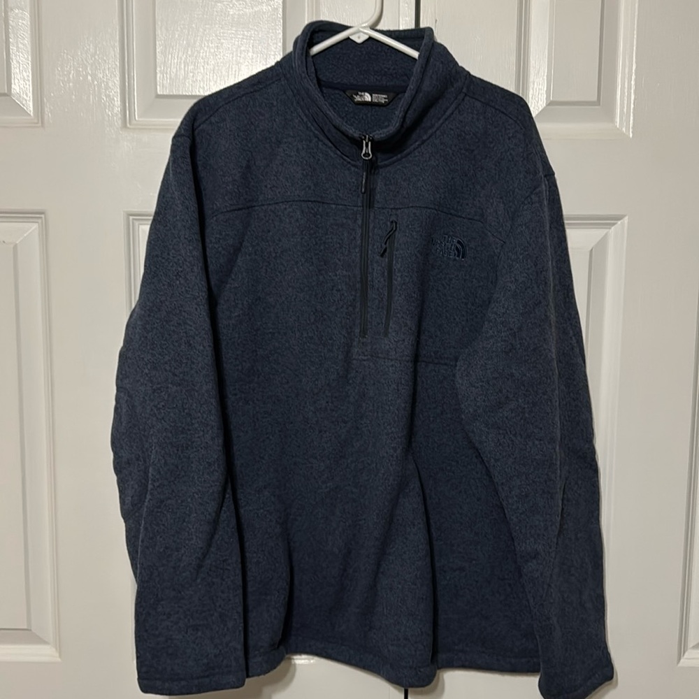 the North Face quarter zip thick fleece Men’s